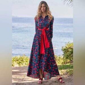 trish scully lucille tiered crochet maxi dress Trish Scully | Dresses | Trish Scully Lucille Maxi Dress Cornflower Blue